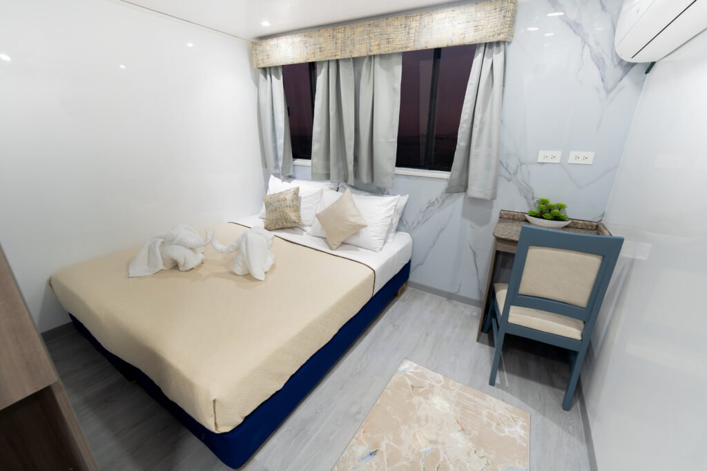 Cabina o camarote de Crucero Anahi en las islas Galapagos