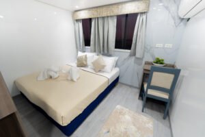 Cabina o camarote de Crucero Anahi en las islas Galapagos